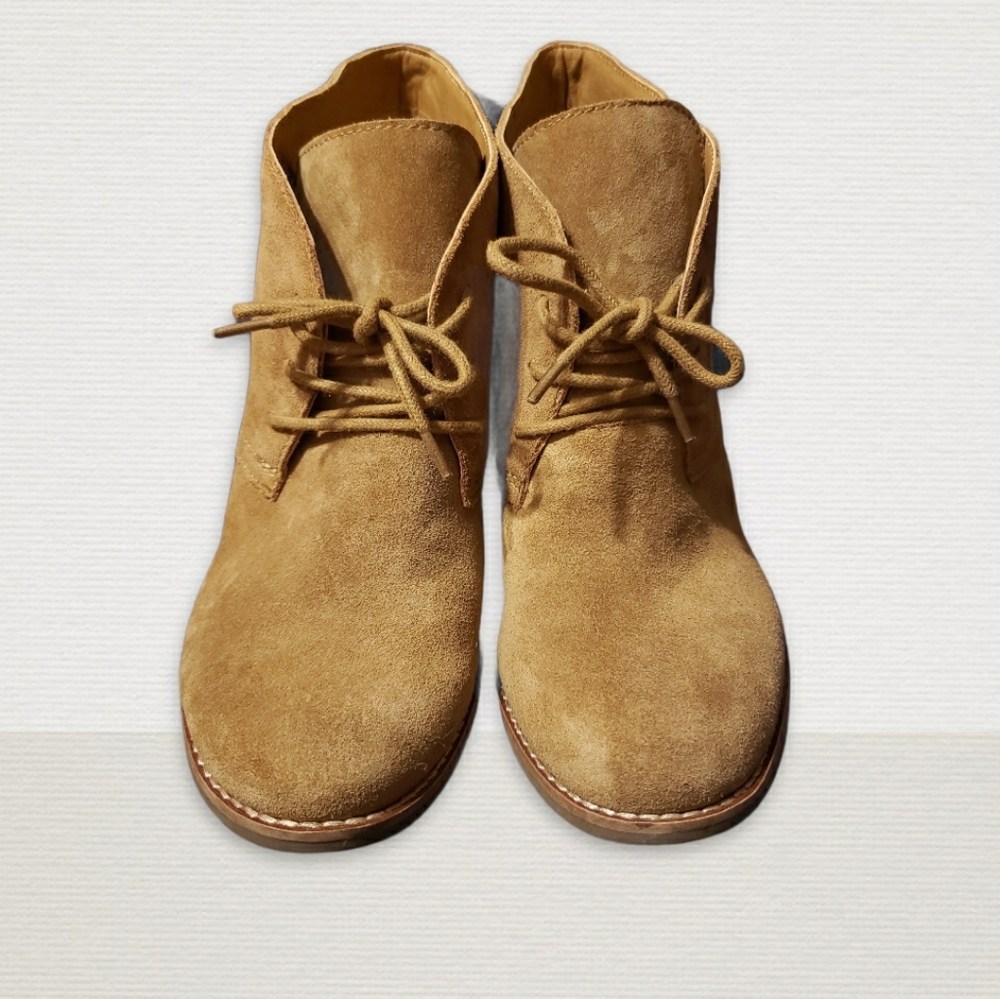 LUCKY BRAND WEDGE BOOTIES SIZE 9 1/2